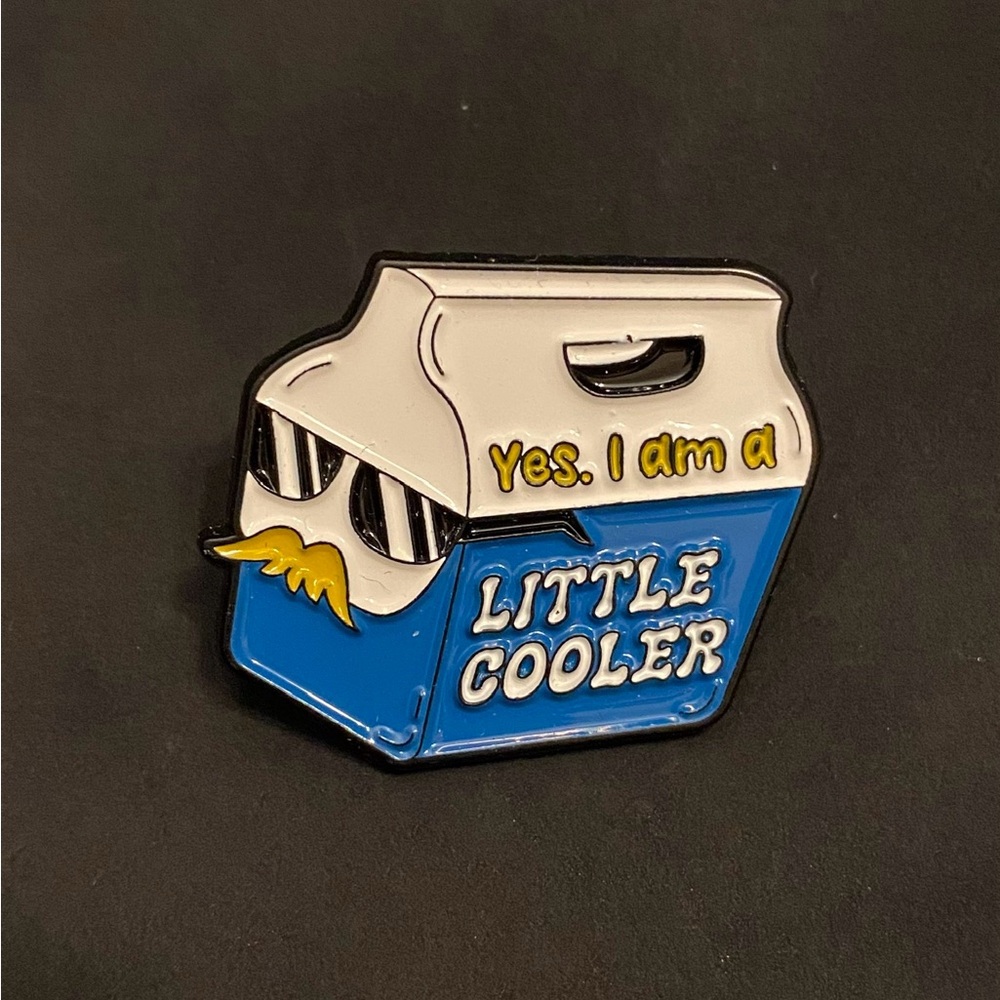 Conceited Little Cooler Enamel Pin | It May Be True, But Does He Have To Brag?